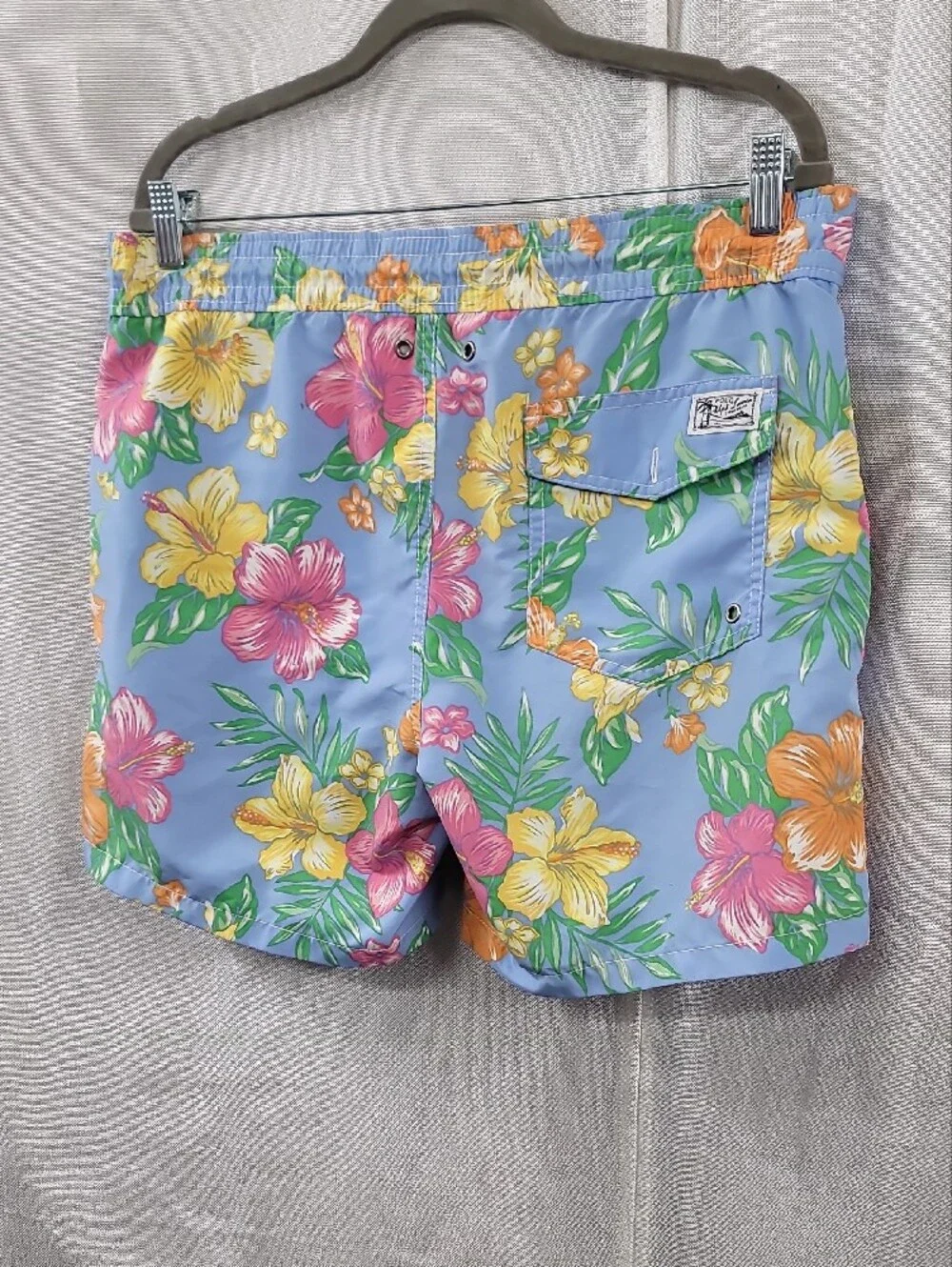 Polo Ralph Lauren Men's Hibiscus Traveler swim trunks Size Small